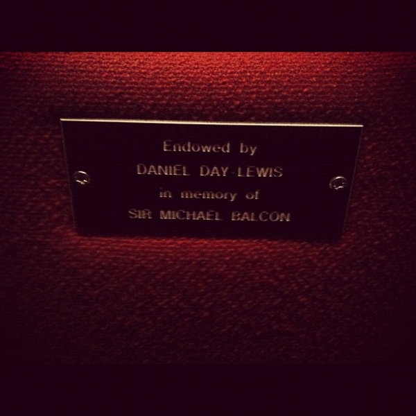 Sir Michael Balcon's chair