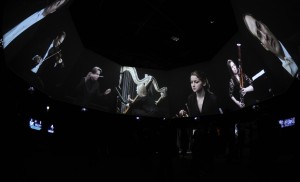 Visitors to Universe of Sound - The Planets can experience a planetarium-style full-dome 360 degree projection of the Philharmonia Orchestra performing Holst's work credit Jas Sansi