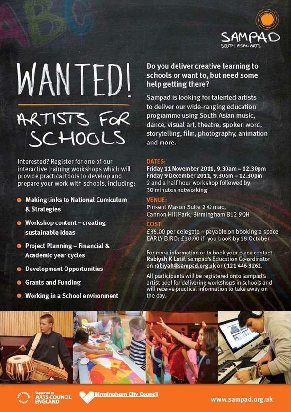 sampad artists for schools